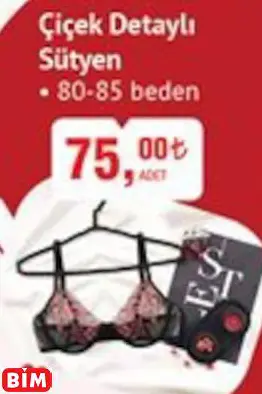 CASİLLİ ÇİÇEK DETAYLI SÜTYEN CASİLLİ ÇİÇEK DETAYLI SÜTYEN